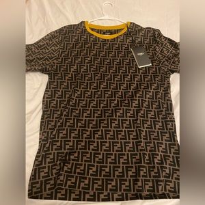 Fendi Unisex size small; new with tag/signature Fendi Logo detail